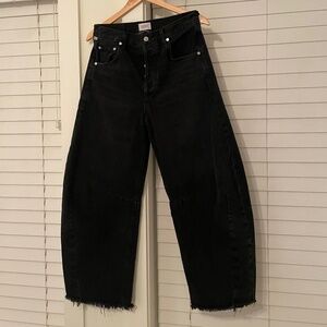 Citizens of Humanity horseshoe barrel jeans in black